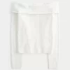 Πουλόβερ Hollister Comfy Cloud Stitchy Off-the-Shoulder Πουλόβερ Hollister Comfy Cloud Stitchy Off-the-Shoulder