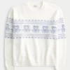 Hollister Comfy Cloud Teddy Bear Graphic Crew πουλόβερ Hollister Comfy Cloud Teddy Bear Graphic Crew πουλόβερ