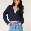 Hollister Comfy Cloud Zip-Up πουλόβερ με κουκούλα Hollister Comfy Cloud Zip-Up πουλόβερ με κουκούλα