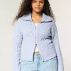 Hollister Comfy Cloud Zip-Up πουλόβερ Hollister Comfy Cloud Zip-Up πουλόβερ
