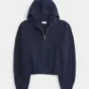 Hollister Comfy Cloud Zip-Up πουλόβερ με κουκούλα Hollister Comfy Cloud Zip-Up πουλόβερ με κουκούλα