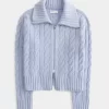 Hollister Comfy Cloud Zip-Up πουλόβερ Hollister Comfy Cloud Zip-Up πουλόβερ
