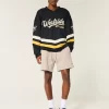 Φαρδύ σορτς Hollister Feel Good Fleece στο μέσο του μηρού Φαρδύ σορτς Hollister Feel Good Fleece στο μέσο του μηρού