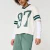Φαρδύ σορτς Hollister Feel Good Fleece στο μέσο του μηρού Φαρδύ σορτς Hollister Feel Good Fleece στο μέσο του μηρού