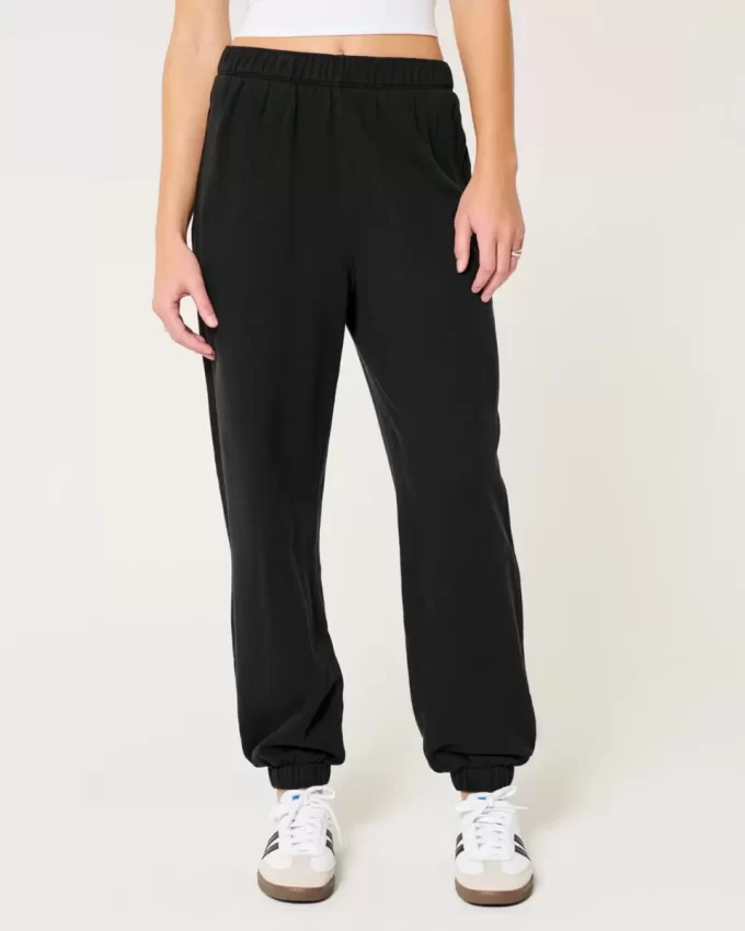 Hollister Feel Good Fleece Dad Joggers Hollister Feel Good Fleece Dad Joggers