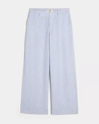 Χαμηλό ψηλό φαρδύ παντελόνι Hollister Livvy
