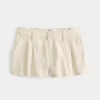 Χαμηλό λινό σορτς Hollister Livvy 3″ Χαμηλό λινό σορτς Hollister Livvy 3″