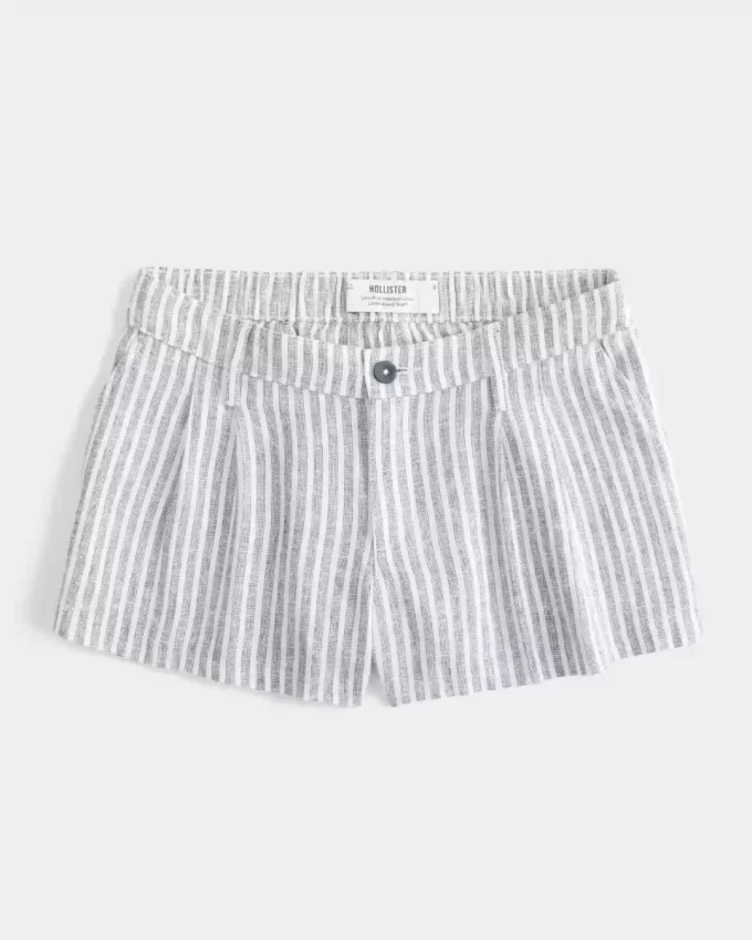 Χαμηλό λινό σορτς Hollister Livvy Χαμηλό λινό σορτς Hollister Livvy