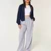 Παντελόνι Hollister Livvy Ultra ψηλό λινό-Μείγμα με φαρδύ πόδι Παντελόνι Hollister Livvy Ultra ψηλό λινό-Μείγμα με φαρδύ πόδι