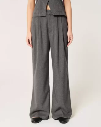 Φαρδύ παντελόνι Hollister Livvy Ultra ψηλό