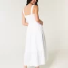 Φόρεμα Hollister Sofia Side-Smocked Eyelet Maxi Φόρεμα Hollister Sofia Side-Smocked Eyelet Maxi