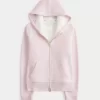 Hollister x Crocs Sherpa-Lined Zip-Up Hoodie