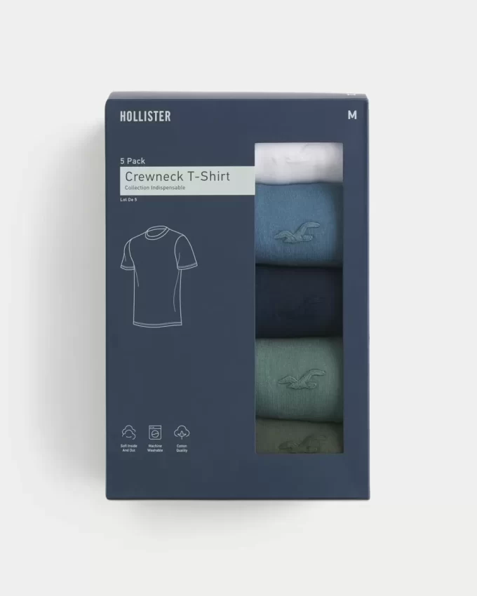Icon Crew T-Shirt 5-pack