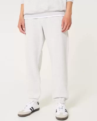 Χαλαροί Joggers με λογότυπο Fleece