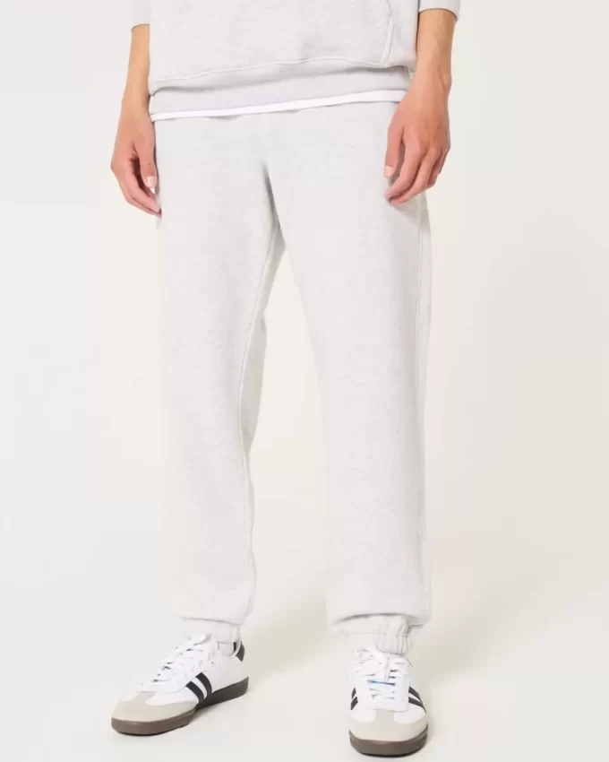 Χαλαροί Joggers με λογότυπο Fleece Χαλαροί Joggers με λογότυπο Fleece