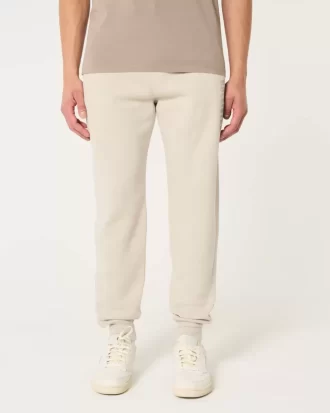 Χαλαροί Joggers με λογότυπο Fleece