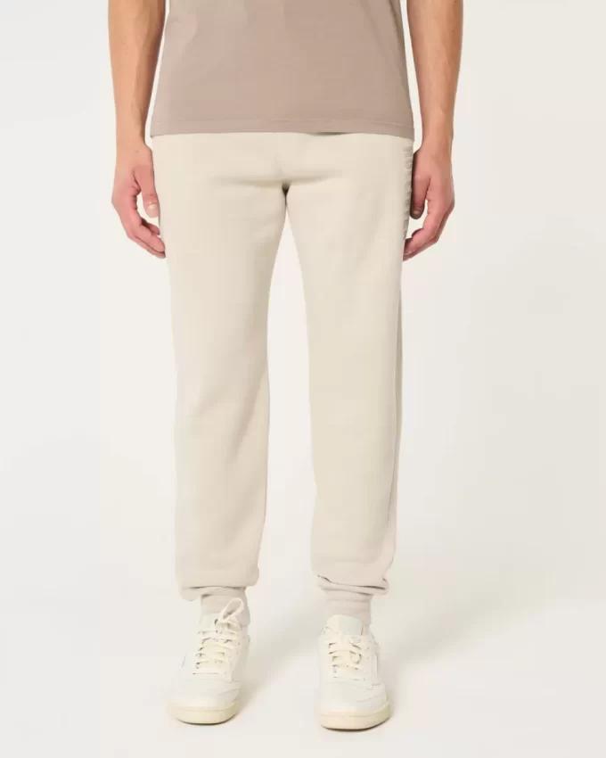Χαλαροί Joggers με λογότυπο Fleece Χαλαροί Joggers με λογότυπο Fleece