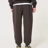 Χαλαροί Joggers με λογότυπο Fleece Χαλαροί Joggers με λογότυπο Fleece