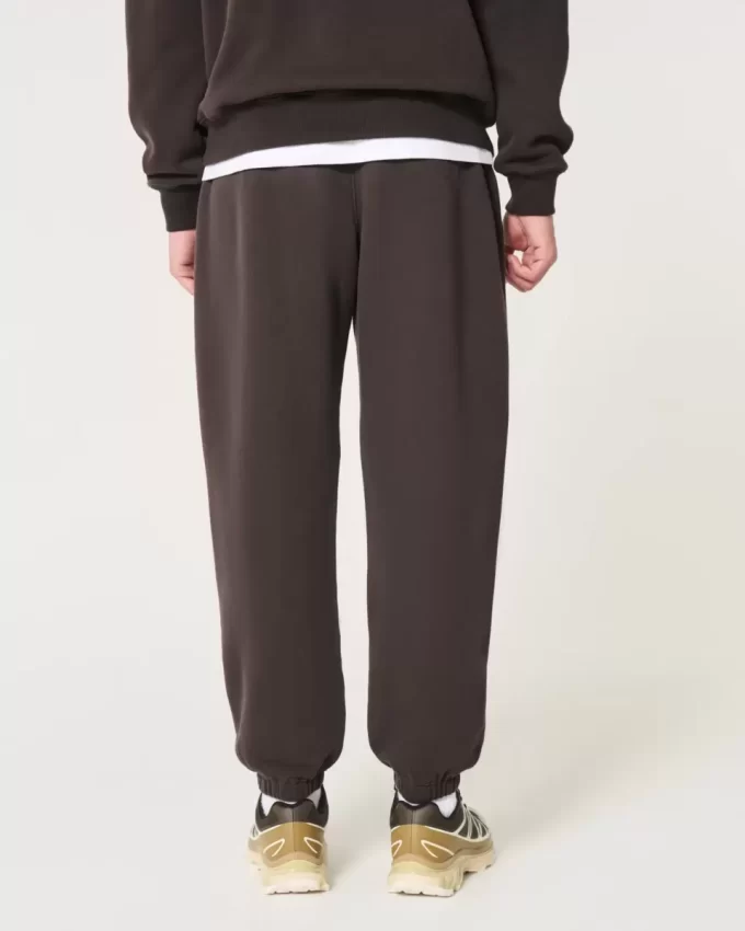 Χαλαροί Joggers με λογότυπο Fleece Χαλαροί Joggers με λογότυπο Fleece