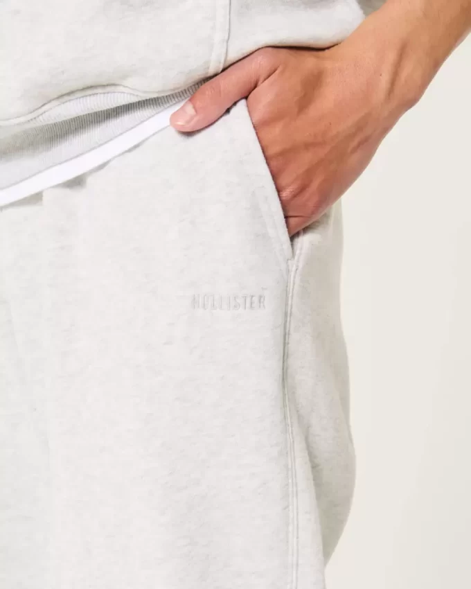 Χαλαροί Joggers με λογότυπο Fleece Χαλαροί Joggers με λογότυπο Fleece