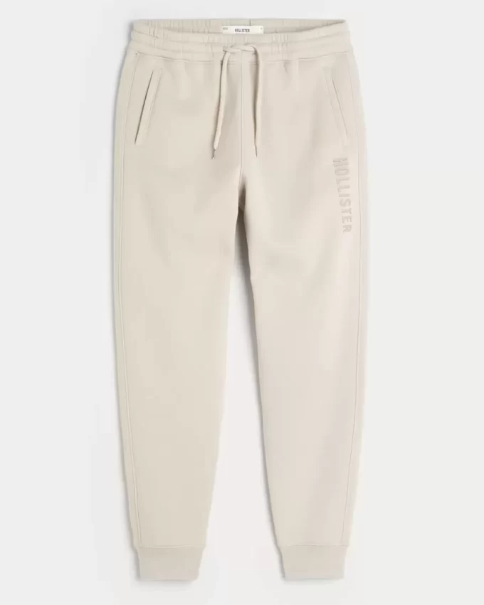 Χαλαροί Joggers με λογότυπο Fleece Χαλαροί Joggers με λογότυπο Fleece