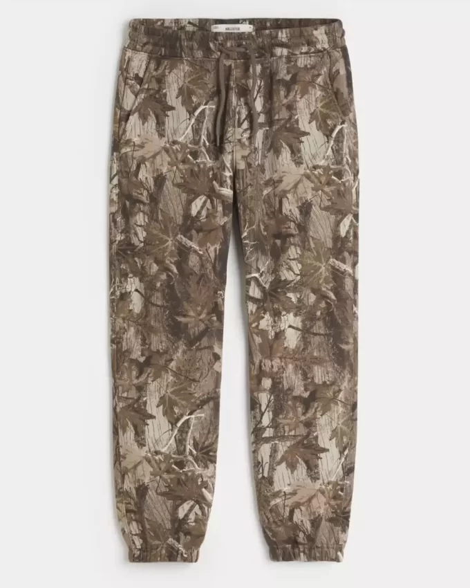 Χαλαροί Joggers με λογότυπο Fleece Χαλαροί Joggers με λογότυπο Fleece