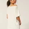 Υπερμεγέθη γραφικό μπλουζάκι Kauai Off-the-Shoulder Υπερμεγέθη γραφικό μπλουζάκι Kauai Off-the-Shoulder