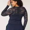 Ολόβερ Lace Crew Top Ολόβερ Lace Crew Top