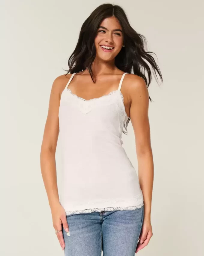 Lace Trim Cami Lace Trim Cami