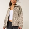 Τζιν μπουφάν Leopard Print Τζιν μπουφάν Leopard Print