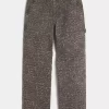 Leopard Print Baggy Painter Jeans Leopard Print Baggy Painter Jeans