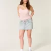 Μίνι τζιν κορδόνι Light Wash Μίνι τζιν κορδόνι Light Wash