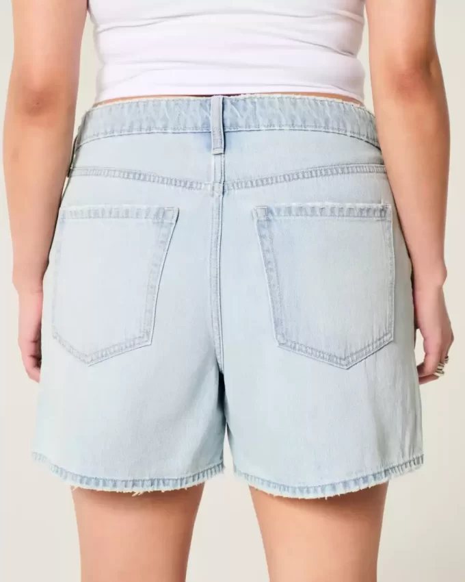 Ψηλό ψηλό Light Wash Baggy τζιν σορτς 5″ Ψηλό ψηλό Light Wash Baggy τζιν σορτς 5″