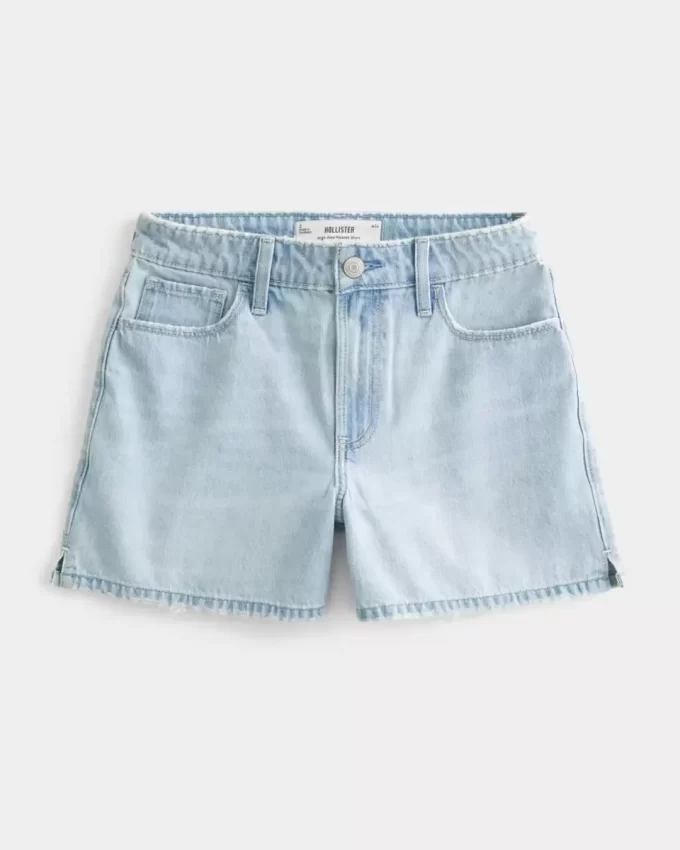 Ψηλό ψηλό Light Wash Baggy τζιν σορτς 5″ Ψηλό ψηλό Light Wash Baggy τζιν σορτς 5″