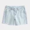 Χαμηλό ύψος Light Wash Baggy τζιν σορτς 5″ Χαμηλό ύψος Light Wash Baggy τζιν σορτς 5″