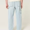 Light Wash Baggy Carpenter Jeans