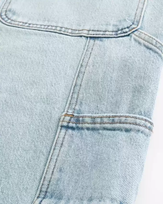 Light Wash Baggy Carpenter Jeans