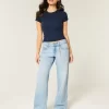 Χαμηλό ύψος Light Wash Baggy Jeans Χαμηλό ύψος Light Wash Baggy Jeans