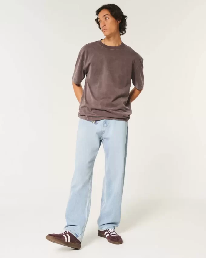 Light Wash Baggy Jeans