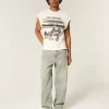 Light Wash Baggy Jeans