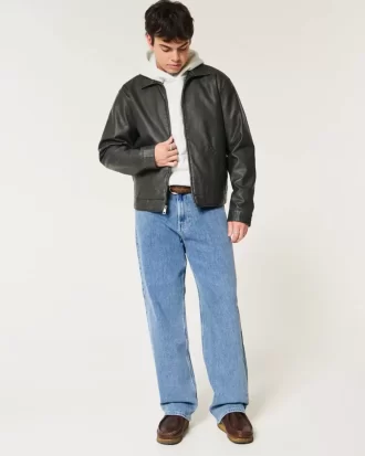 Light Wash Baggy Jeans
