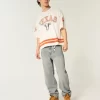 Light Wash Baggy Jeans