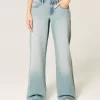 Χαμηλό ύψος Light Wash Baggy Jeans Χαμηλό ύψος Light Wash Baggy Jeans