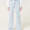 Ψηλόροφο Light Wash Baggy Jeans