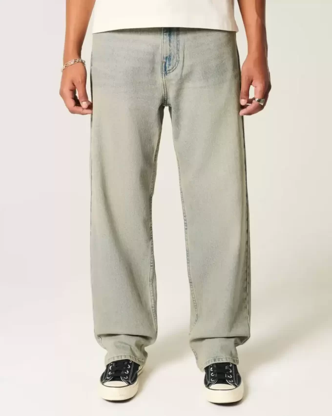 Light Wash Baggy Jeans