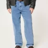 Light Wash Baggy Jeans