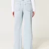Ψηλόροφο Light Wash Baggy Jeans