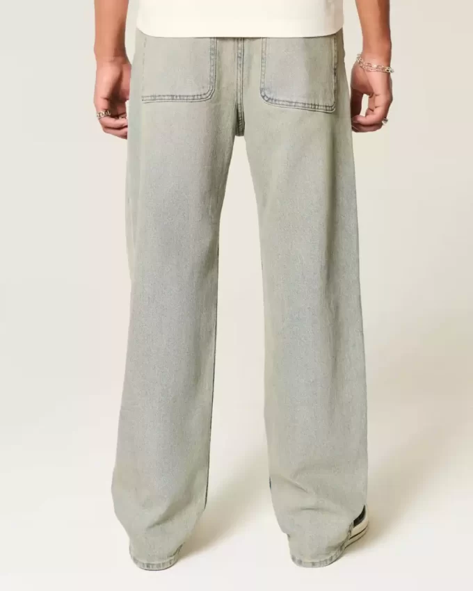 Light Wash Baggy Jeans