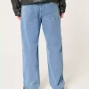 Light Wash Baggy Jeans