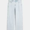 Ψηλόροφο Light Wash Baggy Jeans